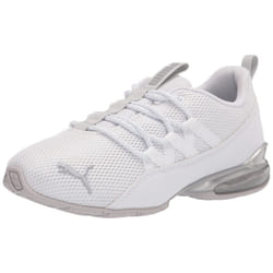 PUMA Women's Riaze Prowl Running Shoe  Mod Swirl White-Silver  10