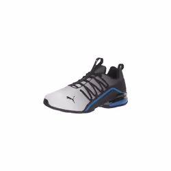 PUMA Men's Axelion Mesh Fade Sneakers, Black Fade, XX-Small