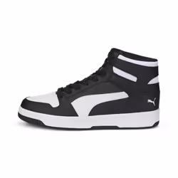 PUMA Men's REBOUND LAYUP WIDE Sneaker Puma Black-Puma White 10