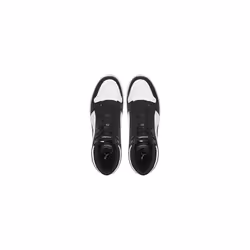 PUMA Men's REBOUND LAYUP WIDE Sneaker  Puma Black-Puma White  10