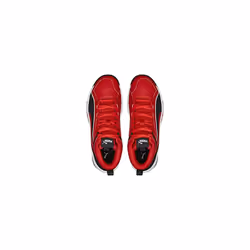 PUMA Men's Rebound Future Evo Core Sneaker  High Risk Red Black White