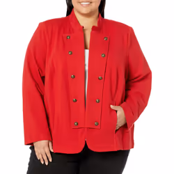 Tommy Hilfiger Women's Plus Tommy X Gigi Hadid Open Front Band Jacket