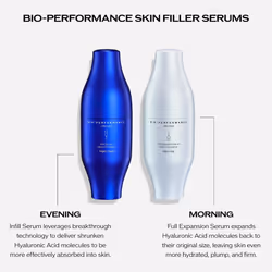 Shiseido Day-to-Night Plumping Skincare Set - Bio-Performance Skin Filler Serums (30mL x2)  Vital Perfection Advanced Cream (15mL)  Eye Cream (5mL) &