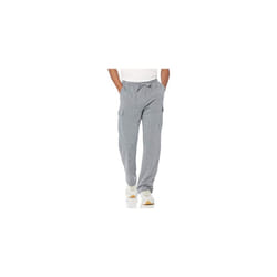 Amazon Essentials Men's Cargo Fleece Sweatpant  Light Grey Heather  Medium