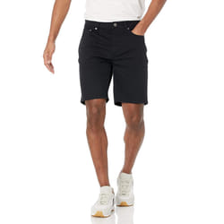 Amazon Essentials Mens Slim-Fit 9 Inseam Stretch 5-Pocket Short  Black  31