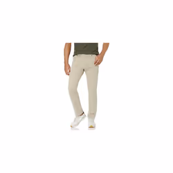 Amazon Essentials Men's Athletic-Fit Stretch Jean  Light Khaki Brown  33W x 30L