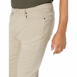 Amazon Essentials Men's Athletic-Fit Stretch Jean  Light Khaki Brown  33W x 30L