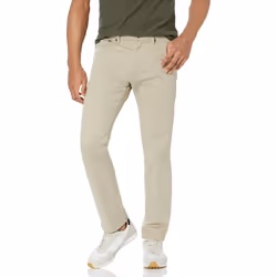 Amazon Essentials Mens Athletic-Fit Stretch Jean  Light Khaki Brown  32W x 33L