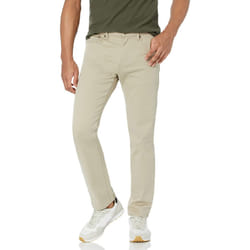 Amazon Essentials Mens Athletic-Fit Stretch Jean  Light Khaki Brown  42W x 34L