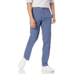 Amazon Essentials Mens Slim-Fit Wrinkle-Resistant Flat-Front chino Pant  Indigo  34W x 30L