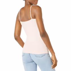 Amazon Essentials Women's Slim-Fit Camisole  Pack of 4  Blush/White/Bl