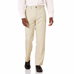 Amazon Essentials Mens classic-Fit Expandable-Waist Flat-Front Dress P