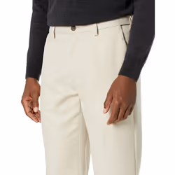 Amazon Essentials Men's Classic-Fit Expandable-Waist Flat-Front Dress