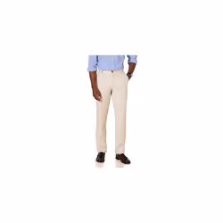Amazon Essentials Men's Slim-Fit Flat-Front Dress Pant  Stone  36W x 31L