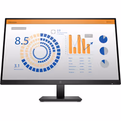 HP P27q G4 QHD Height Adjust Monitor, 68.6 cm (27"), 2560 x 1440 pixels, Quad HD, LED, 5 ms, Black
