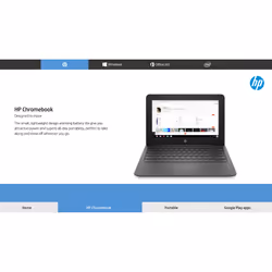 HP Chromebook 11a-nb0500sa Intel® Celeron® N3350 29.5 cm (11.6") HD 4 GB LPDDR4-SDRAM 32 GB eMMC Wi-Fi 5 (802.11ac) ChromeOS Grey - Additional view 7