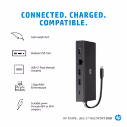 HP Travel USB-C Multi Port Hub - Additional view 5
