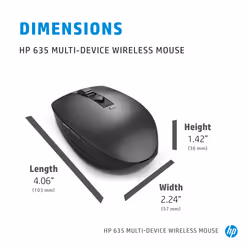 HP 635 Multi-Device Wireless Mouse - Additional view 6