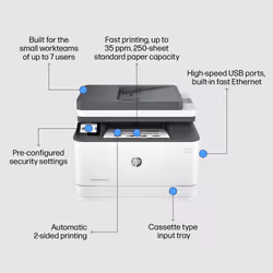 HP LaserJet Pro 3002dn Printer - Additional view 5