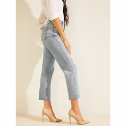 Guess Women's Eco Slim Mom Jeans  Moonstone  34