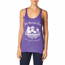 Disney Women's Villains Bad Witch Club Tri-Blend Racerback Layering Ta