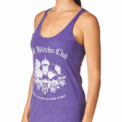 Disney Women's Villains Bad Witch Club Tri-Blend Racerback Layering Ta
