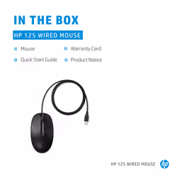 HP 125 Wired Mouse - Additional view 6