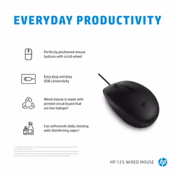 HP 125 Wired Mouse - Additional view 7