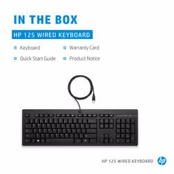HP 125 Wired Keyboard - Additional view 8