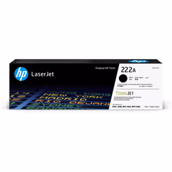 HP 222A Black Original LaserJet Toner Cartridge, 1300 pages, Black, 1 pc(s)