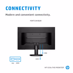 HP V24e FHD computer monitor 60.5 cm (23.8") 1920 x 1080 pixels Full HD Black - Additional view 7