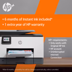 HP OfficeJet Pro 9022e Wireless All-in-One Color Printer, Instant Ink; Two-sided printing - Additional view 6