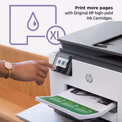 HP OfficeJet Pro 9022e Wireless All-in-One Color Printer, Instant Ink; Two-sided printing - Additional view 7