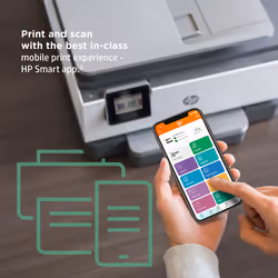 HP OfficeJet Pro 9012e Wireless All-in-One Color Printer, Instant Ink; Two-sided printing - Additional view 7