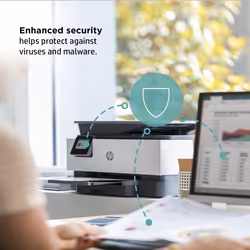 HP OfficeJet Pro 9012e Wireless All-in-One Color Printer, Instant Ink; Two-sided printing - Additional view 8
