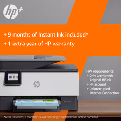 HP OfficeJet Pro 9014e Wireless All-in-One Color Printer, Instant Ink; Two-sided printing - Additional view 6