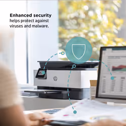 HP OfficeJet Pro 9014e Wireless All-in-One Color Printer, Instant Ink; Two-sided printing - Additional view 8