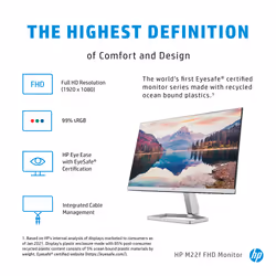 HP M22f FHD Monitor - Additional view 7