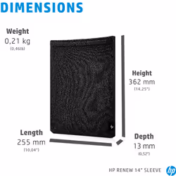 HP Renew 14 Laptop Sleeve - Additional view 6