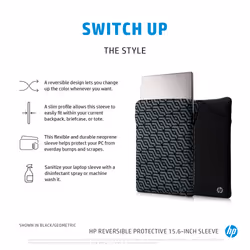 HP Reversible Protective 15.6-inch Gold Laptop Sleeve - Additional view 6