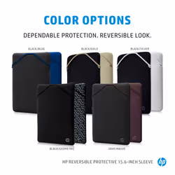 HP Reversible Protective 15.6-inch Gold Laptop Sleeve - Additional view 8