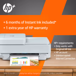 HP ENVY Pro Envy 6432e Wireless All-in-One Color Printer, Instant Ink; Copier, Scanner - Additional view 4