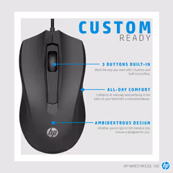 HP Wired Mouse 100 - Additional view 6