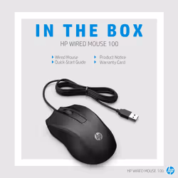 HP Wired Mouse 100 - Additional view 8