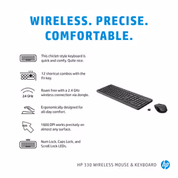 HP 330 Wireless Mouse and Keyboard Combination - Additional view 5