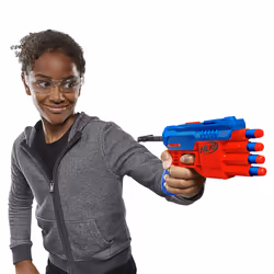NERF Alpha Strike Claw QS-4 Blaster 4 Official Elite Foam Darts