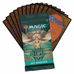 Magic: The Gathering Streets of New Capenna Set Booster Box | 30 Packs + 1 Box Topper (361 Magic Cards)