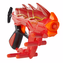 NERF DragonPower Fireshot Dart Blaster  Inspired by Dungeons and Dragons  5 Darts  4-Dart Storage  Priming Handle