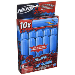 NERF Mega XL Dart Refill  includes 10 Mega XL Whistler Darts  Largest Mega Darts Ever  Makes Whistling Sound When Fired