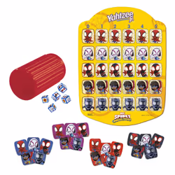 Hasbro Gaming Spidey and His Amazing Friends Yahtzee Jr.Marvel Edition Board Game for Kids  Ages 4 and Up (Amazon Exclusive)